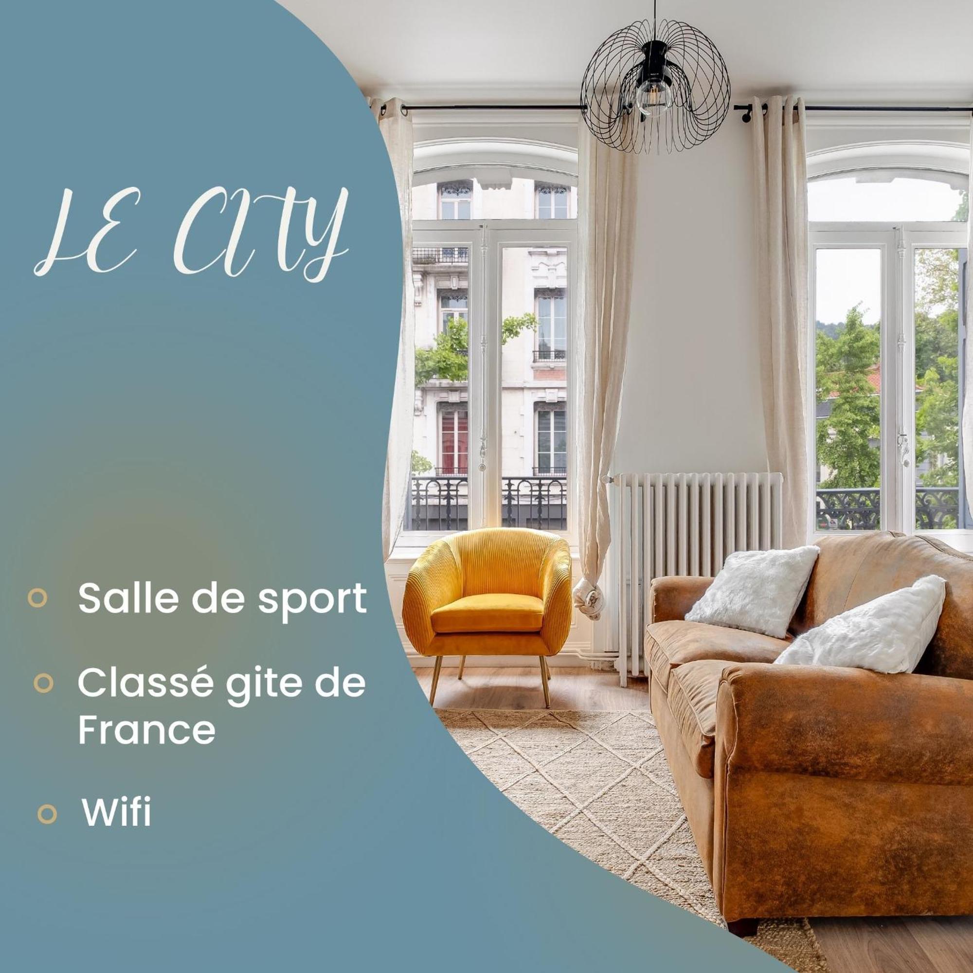 Grand Appartement «  City » Spacieux Et Moderne Saint-Etienne  Esterno foto